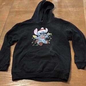 Urban Planet Black Hoodie with Cartoon Character